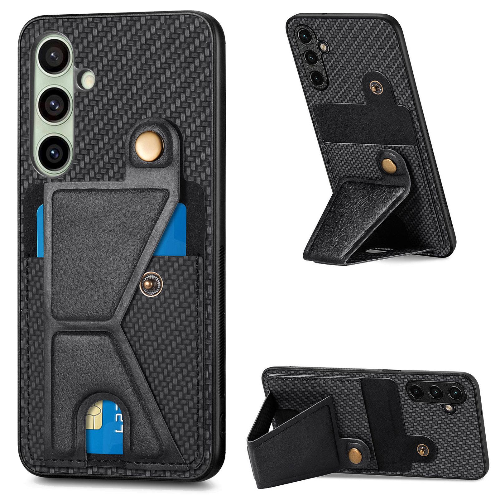 For Samsung Galaxy S25 Case with K-Shaped Kickstand Leather Phone Back Cover Black
For Samsung Galaxy S25 Case with K-Shaped Kickstand Leather Phone Back Cover Black