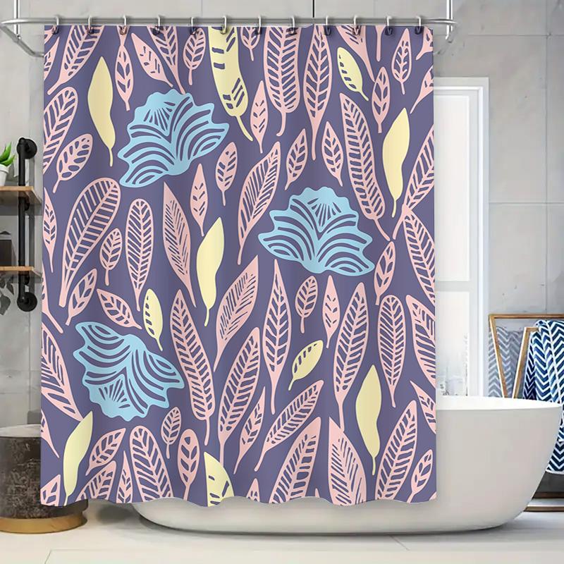 Vibrant Shower Curtain Featuring A Leaf Pattern Perfect For Refreshing Bathrooms! W60H190(CM)-1 Pcs
Vibrant Shower Curtain Featuring A Leaf Pattern Perfect For Refreshing Bathrooms! W60H190(CM)-1 Pcs