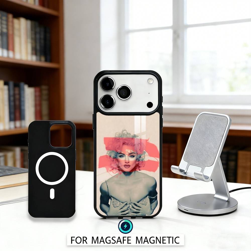 Singer M-Madonna Phone Case Magnetic For iPhone17 16 15 14 13 12 Pro Max For Magsafe Wireless Charging Cover iPhone15Plus
Singer M-Madonna Phone Case Magnetic For iPhone17 16 15 14 13 12 Pro Max For Magsafe Wireless Charging Cover iPhone15Plus