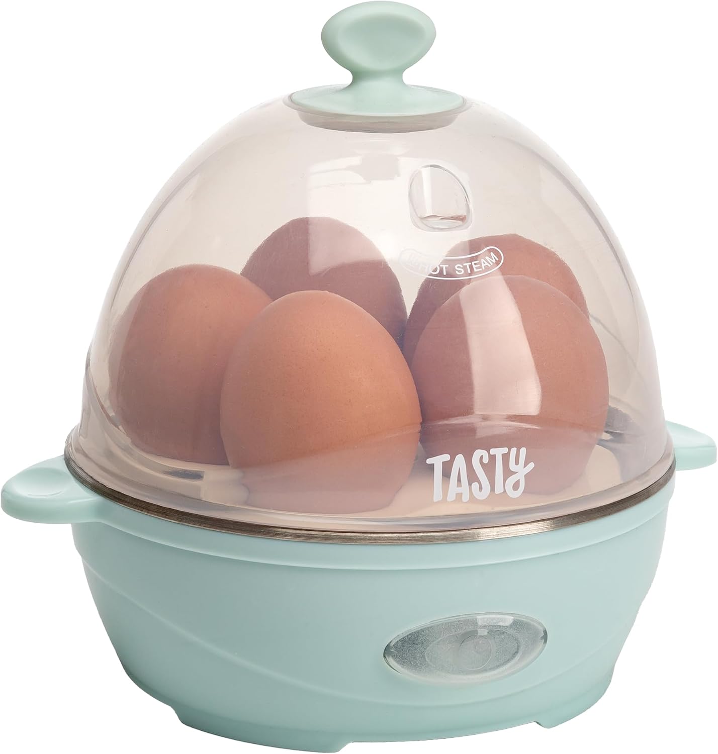 Rapid Egg Cooker, 5-Egg Capacity for Perfect Hard Boiled Eggs or Omelets, Auto Shut Off, Aqua United States
Rapid Egg Cooker, 5-Egg Capacity for Perfect Hard Boiled Eggs or Omelets, Auto Shut Off, Aqua United States