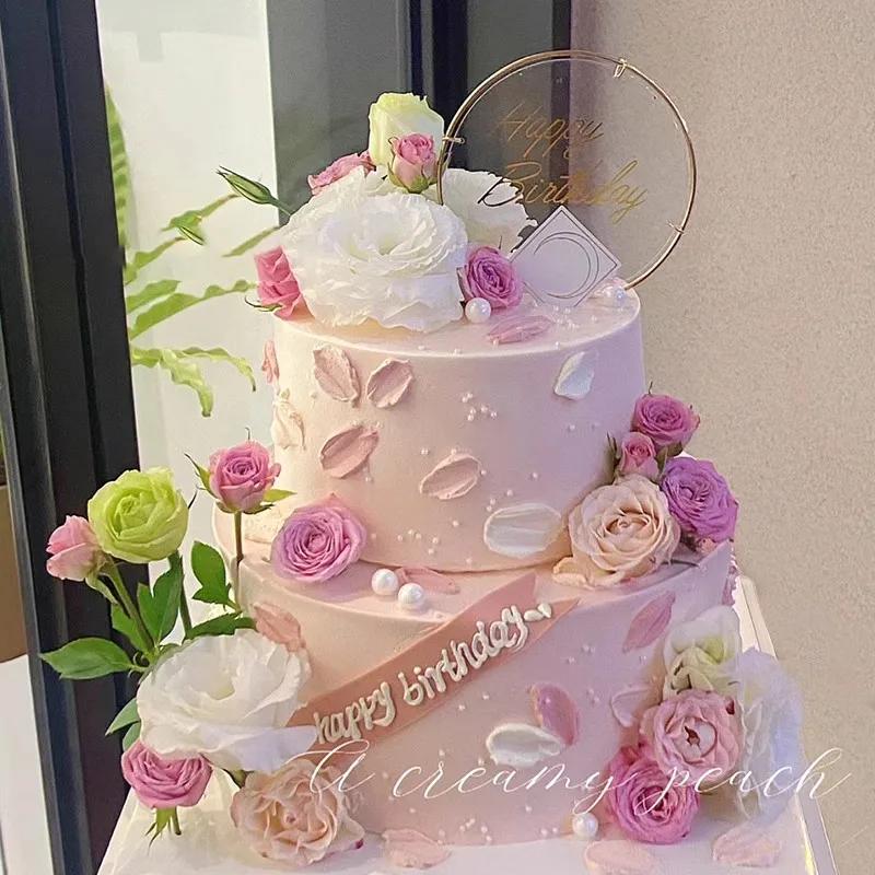 Double Layer Silicone Foam Simulation Cake Model, 6/8-inch Fake Birthday Cake Window Display Sample, Dessert Table Decoration 8-6 inch
Double Layer Silicone Foam Simulation Cake Model, 6/8-inch Fake Birthday Cake Window Display Sample, Dessert Table Decoration 8-6 inch