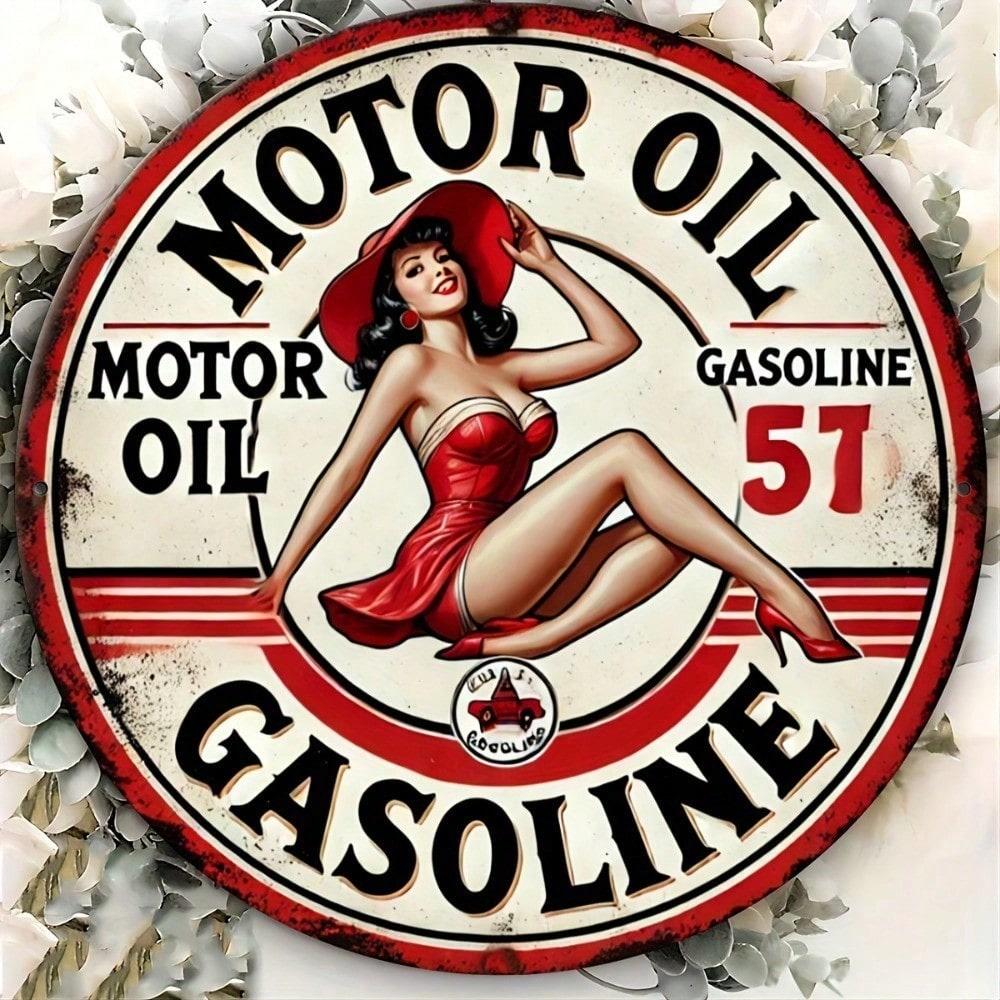 Vintage Metal Tin Sign 7.8x7.8 Inch Retro 2D Printed Motor Oil Wall Decor Man Cave Garage Bar 20x20 різнокольоровий
Vintage Metal Tin Sign 7.8x7.8 Inch Retro 2D Printed Motor Oil Wall Decor Man Cave Garage Bar 20x20 різнокольоровий