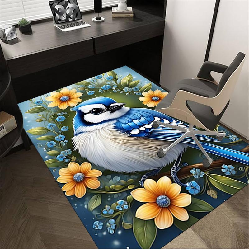 1PC bird flowers Non-Slip Floor Carpet Compatible for Office&Living Room&Bedroom&Dining room - Flat-Weave Machine-W265 60cm by 90cm
1PC bird flowers Non-Slip Floor Carpet Compatible for Office&Living Room&Bedroom&Dining room - Flat-Weave Machine-W265 60cm by 90cm