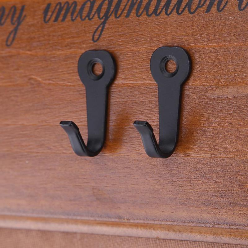 10Pcs/lot Key Hooks Hangers Black Wall Mounted Hooks Rustic Key Coat Bag Hat Hanger Rustic Clothes Hooks Wall Hanging Hooks
10Pcs/lot Key Hooks Hangers Black Wall Mounted Hooks Rustic Key Coat Bag Hat Hanger Rustic Clothes Hooks Wall Hanging Hooks