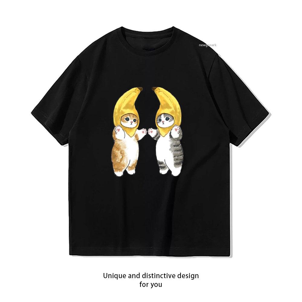 Mofusand Banana Duo Funny Cat TShirt Women Unisex Casual Cotton Graphic T Shirts Creative Streetwear Classic Aesthetic S
Mofusand Banana Duo Funny Cat TShirt Women Unisex Casual Cotton Graphic T Shirts Creative Streetwear Classic Aesthetic S