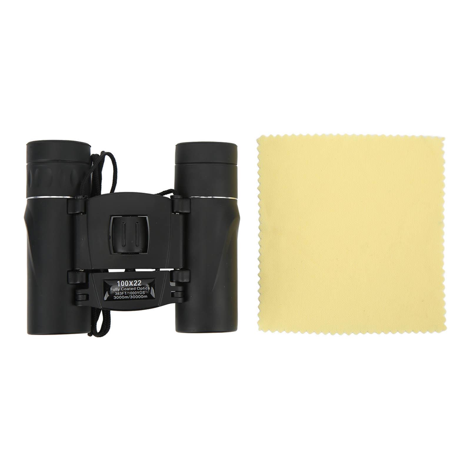 100x22 HD Binoculars FMC Coating Compact Binoculars Outdoor Pocket Binoculars for Bird Watching
100x22 HD Binoculars FMC Coating Compact Binoculars Outdoor Pocket Binoculars for Bird Watching