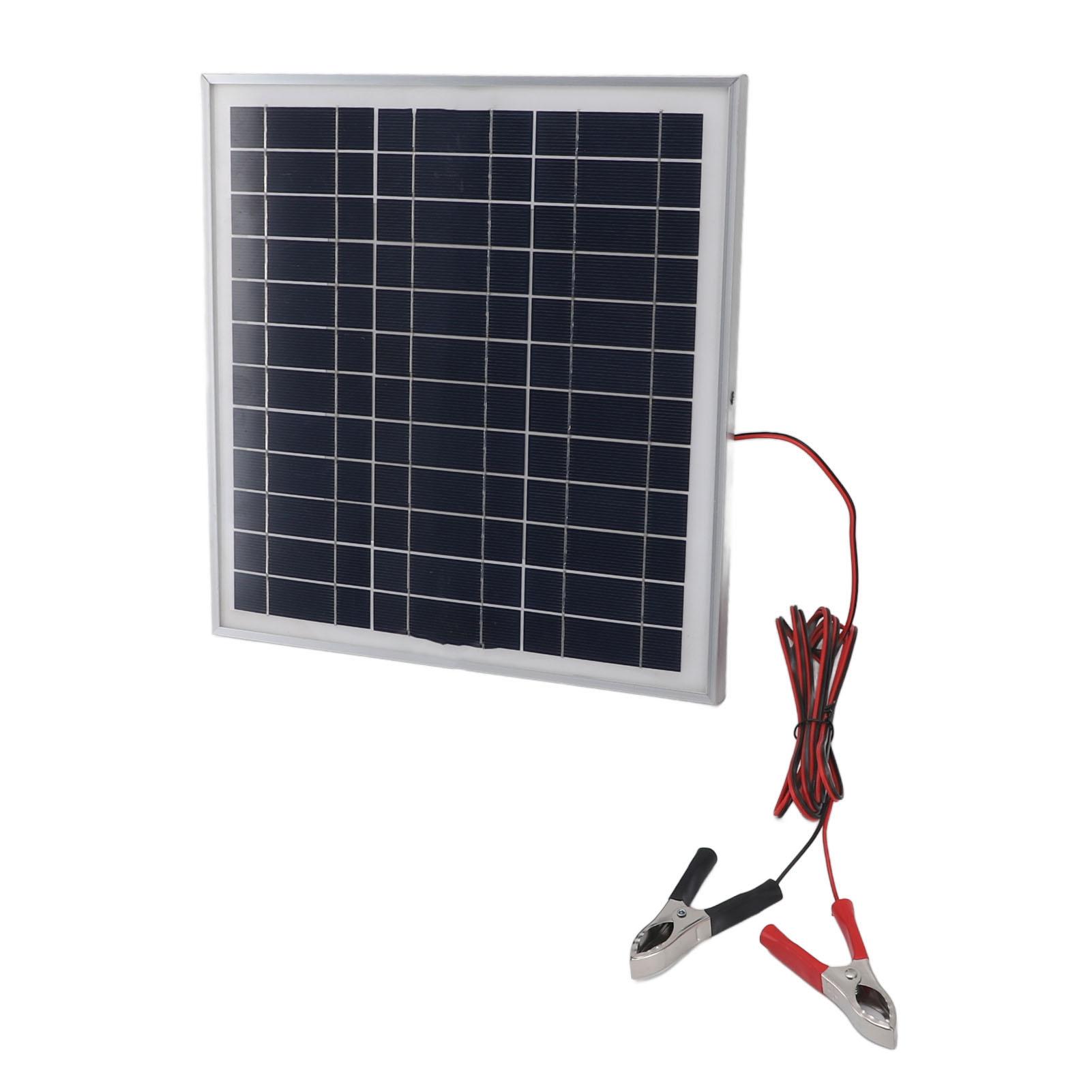 50W 18V Portable Solar Panel, Efficiency Mono Crystalline Silicon Solar Panel with 9.8 Ft Cable, for RV Camping Hiking
50W 18V Portable Solar Panel, Efficiency Mono Crystalline Silicon Solar Panel with 9.8 Ft Cable, for RV Camping Hiking