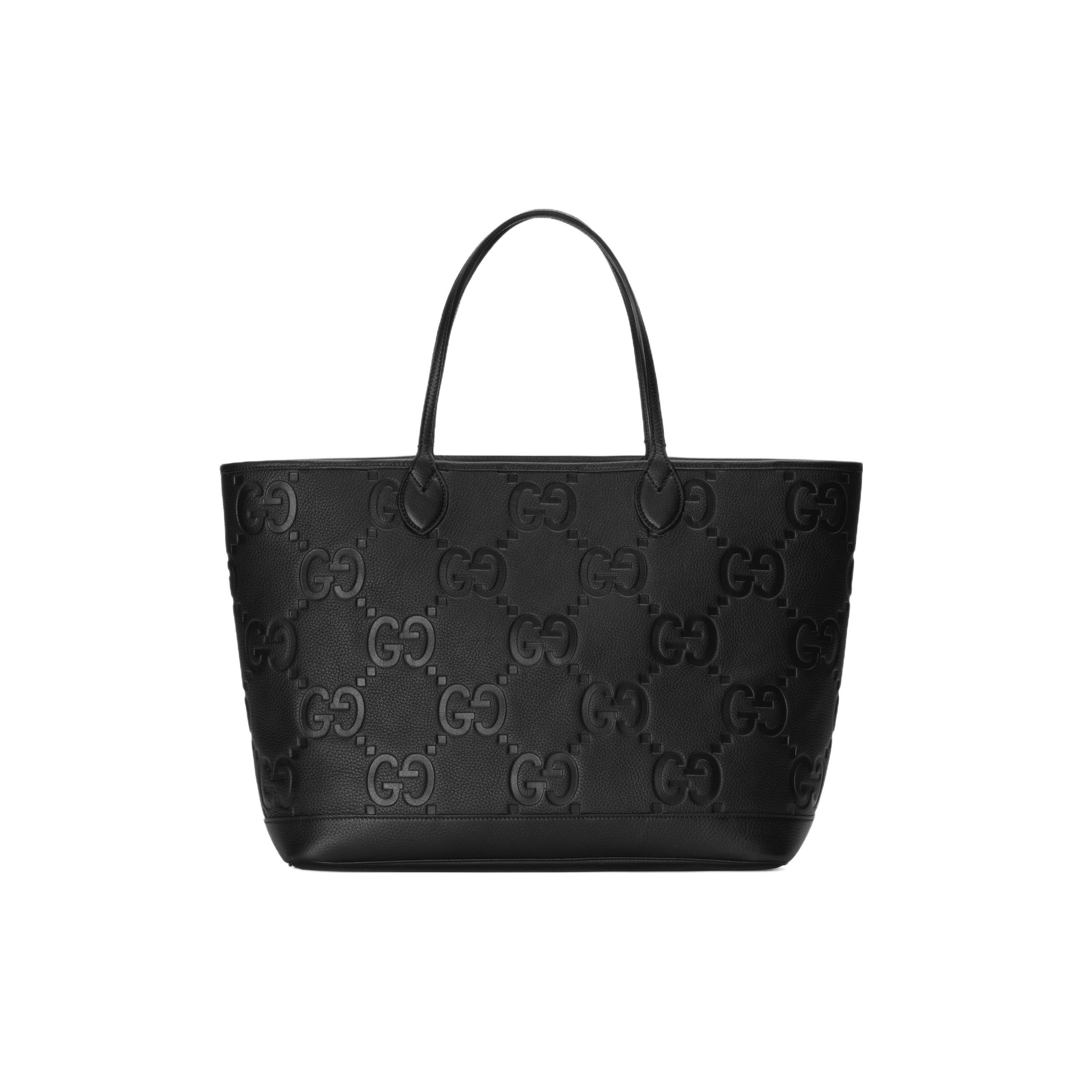 Gucci GG Embossed Black Leather Tote Bag With Top Handles For Unisex Daily Use Basic Set (Bag+Dust Bag)
Gucci GG Embossed Black Leather Tote Bag With Top Handles For Unisex Daily Use Basic Set (Bag+Dust Bag)