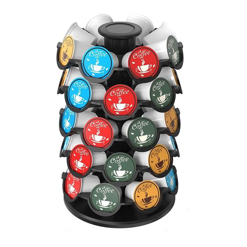 Подставка для 40 капсул кофе для хранения Nespresso, вращающийся на 360 градусов органайзер, карусель для кофейных капсул, подставка для капсул, кафе, кухня
Подставка для 40 капсул кофе для хранения Nespresso, вращающийся на 360 градусов органайзер, карусель для кофейных капсул, подставка для капсул, кафе, кухня