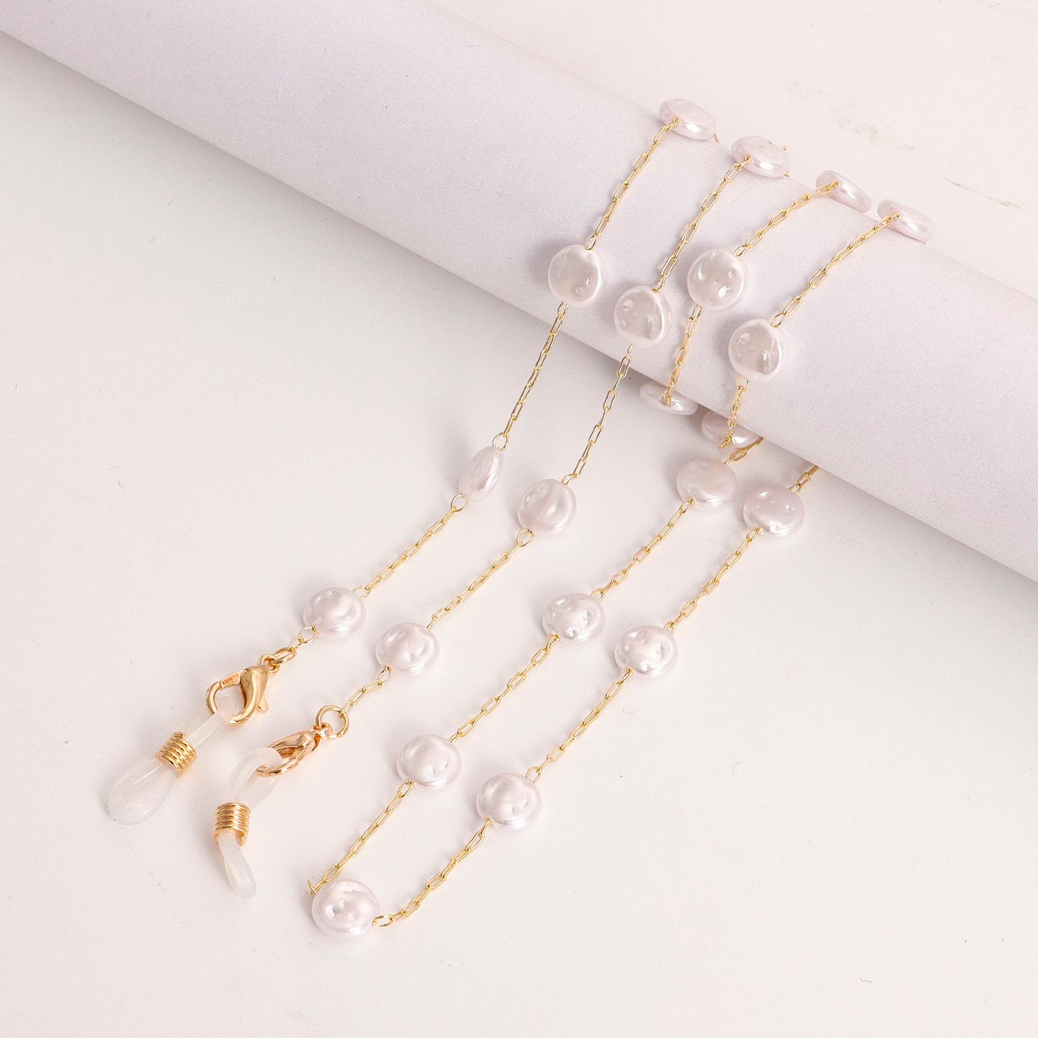 Mask lanyard, glasses lanyard, crystal glasses chain, imitation pearl mask chain, glasses chain direct spot.
Mask lanyard, glasses lanyard, crystal glasses chain, imitation pearl mask chain, glasses chain direct spot.