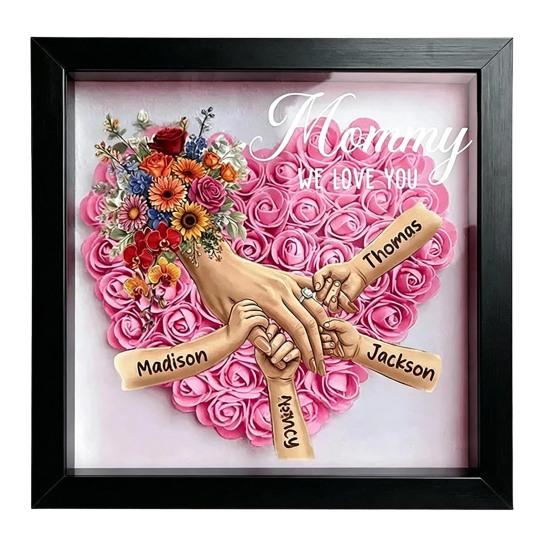 Personalized Mommy Holding Hands Shadow Box with Ring And Manicure Custom S B чёрный
Personalized Mommy Holding Hands Shadow Box with Ring And Manicure Custom S B чёрный