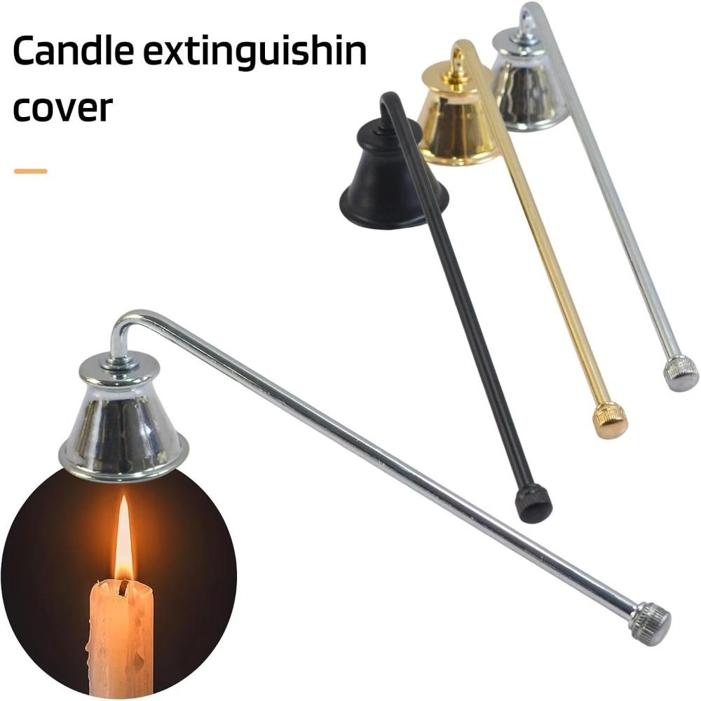 18cm Handle Candle Snuffer Bell-shape Wick Cover Vintage Fire Extinguisher Home срібний
18cm Handle Candle Snuffer Bell-shape Wick Cover Vintage Fire Extinguisher Home срібний