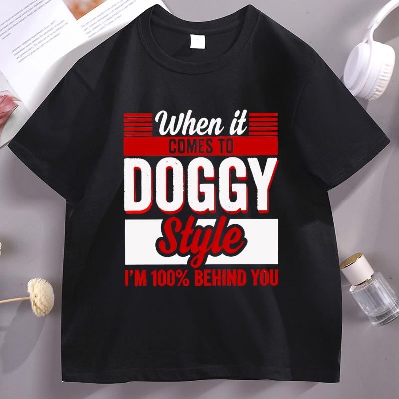 When It Comes To Doggy Style Graphic Tshirt Funny Quote Adult Sarcastic Tee Unisex Women Casual Cotton Short Sleeve T Shirt Tops 4XL
When It Comes To Doggy Style Graphic Tshirt Funny Quote Adult Sarcastic Tee Unisex Women Casual Cotton Short Sleeve T Shirt Tops 4XL