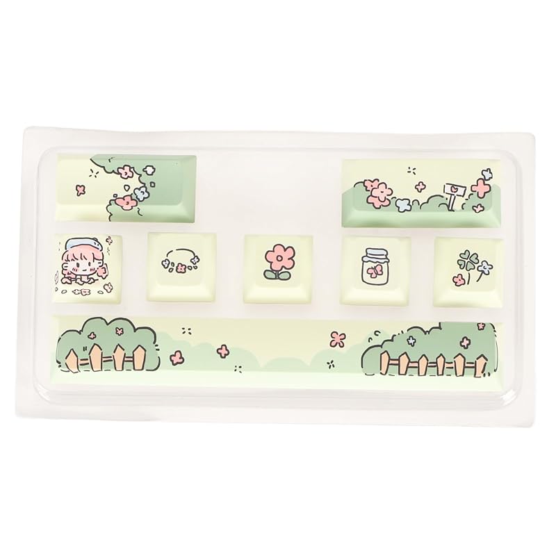 8 Keyboard Keycaps, XDA profile PBT keyboard keycaps full cute DIY mechanical keycaps 61 87 104 108 for keyboard (Type 2)
8 Keyboard Keycaps, XDA profile PBT keyboard keycaps full cute DIY mechanical keycaps 61 87 104 108 for keyboard (Type 2)