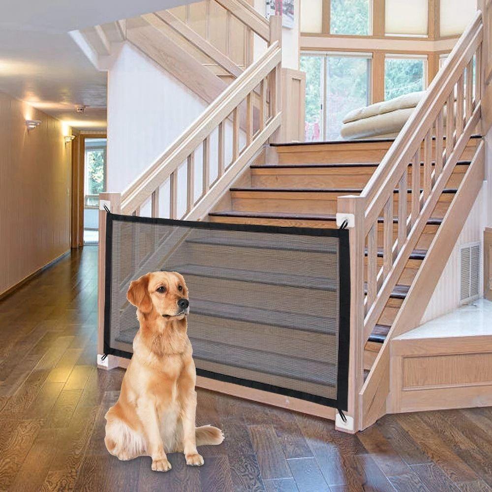 Barrier Pet Supplies Indoor Dog Fence Baby Playpens Dog Protection Net Baby Stair Gate Barrier чорний
Barrier Pet Supplies Indoor Dog Fence Baby Playpens Dog Protection Net Baby Stair Gate Barrier чорний