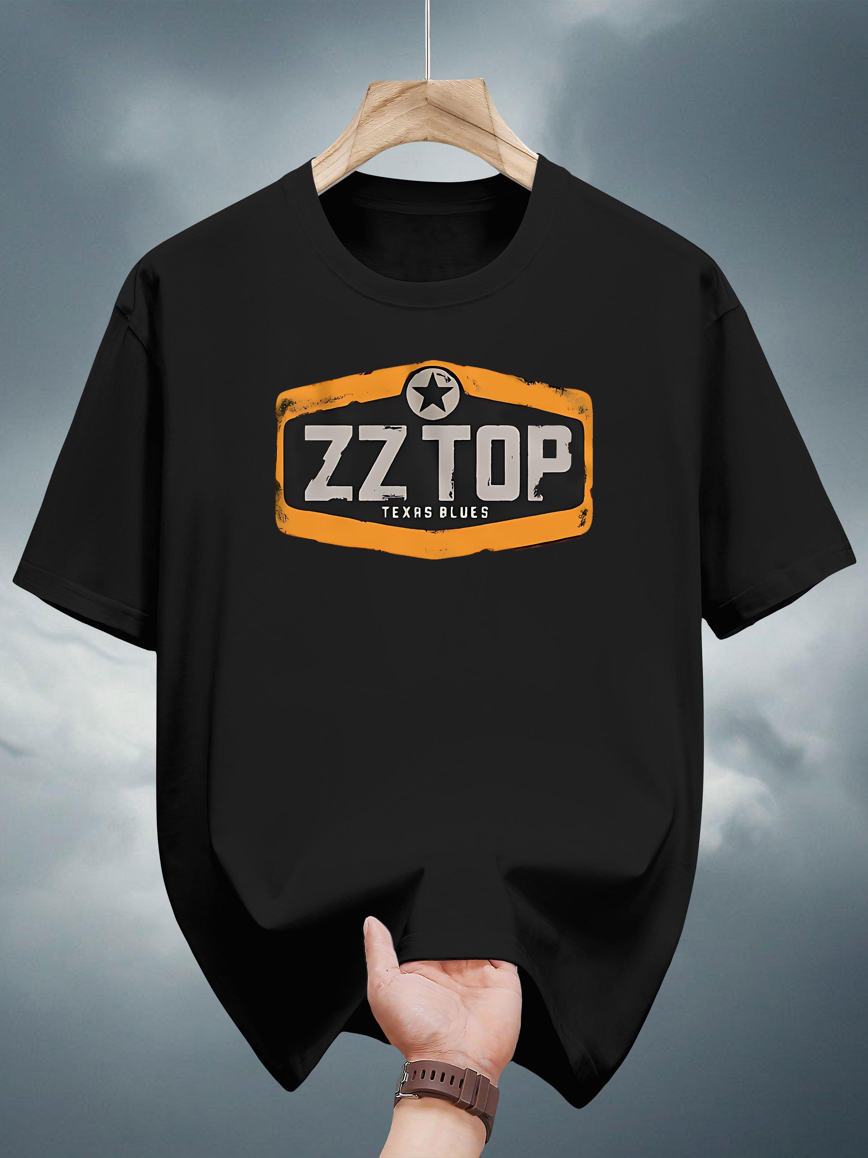 200g 100% Cotton Graphic Print T-shirt - ZZ Top Skull Logo Black with Orange Design S
200g 100% Cotton Graphic Print T-shirt - ZZ Top Skull Logo Black with Orange Design S