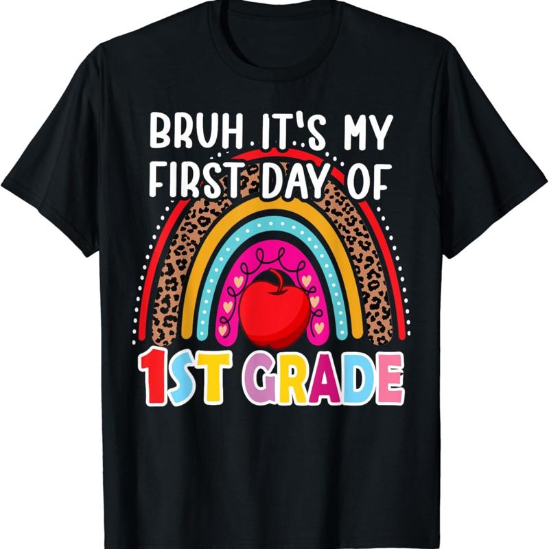 Bruh It_s My First Day Of 1st Grade Back To School Rainbow T Shirt - Men s Summer Cotton Graphic Tee S разноцветный
Bruh It_s My First Day Of 1st Grade Back To School Rainbow T Shirt - Men s Summer Cotton Graphic Tee S разноцветный
