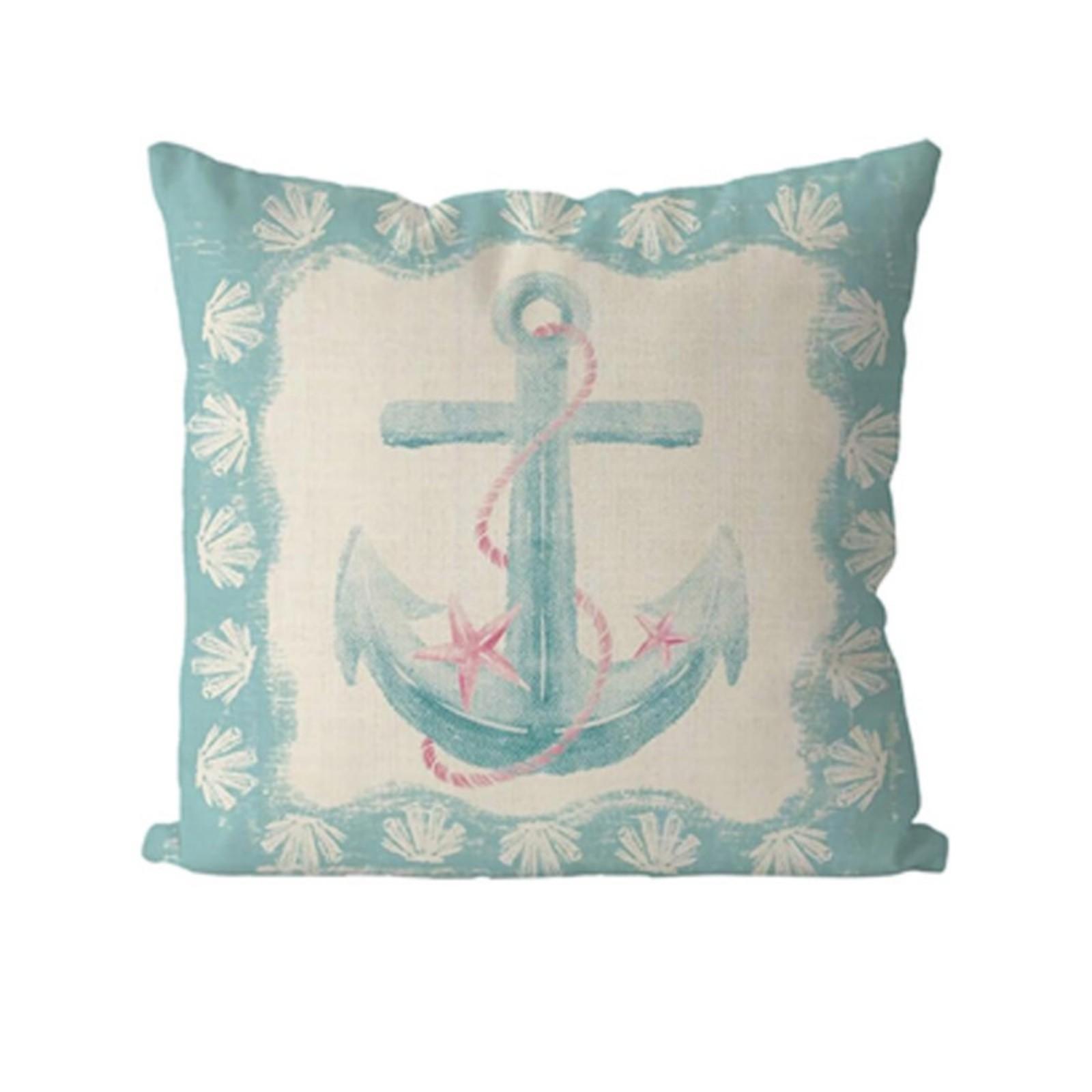 Breathable Linen, Ocean- Throw Pillow Cover With Ship Anchor, Coral, And Crab Prints | Comfortable Decorative Backrest For Living Room Sofa One Size
Breathable Linen, Ocean- Throw Pillow Cover With Ship Anchor, Coral, And Crab Prints | Comfortable Decorative Backrest For Living Room Sofa One Size