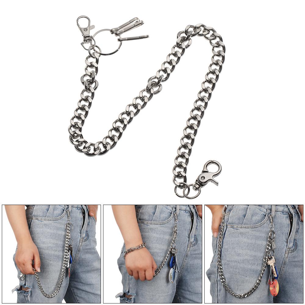 Metal Punk Rock Key Chains Clip Wallet Chain Belt Thick chain Biker Link Pant Jean Keychain
Metal Punk Rock Key Chains Clip Wallet Chain Belt Thick chain Biker Link Pant Jean Keychain
