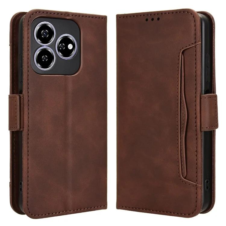 For ZTE Axon 60 (ZTE Blade V60) Case Multiple Card Slots Leather Stand Phone Cover - Brown
For ZTE Axon 60 (ZTE Blade V60) Case Multiple Card Slots Leather Stand Phone Cover - Brown
