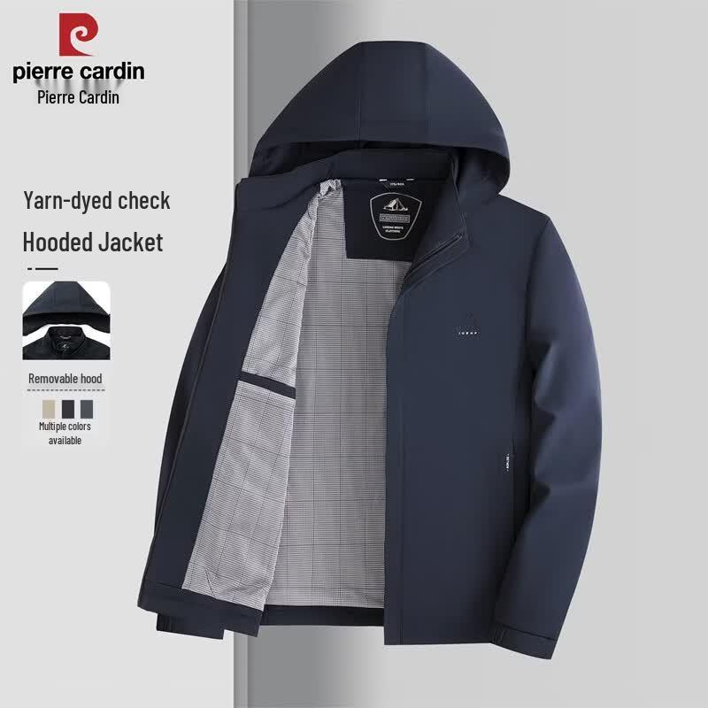 Pierre Cardin Men s Detachable Hood Woven Jacket 185
Pierre Cardin Men s Detachable Hood Woven Jacket 185