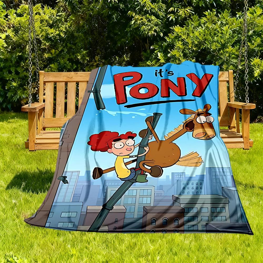 1pc It s Pony Outdoor Blanket Lightweight Flannel, Soft & Warm, All-Season Use for Sofa, Outdoor, Camping, Living Room, Office059 130x150cm
1pc It s Pony Outdoor Blanket Lightweight Flannel, Soft & Warm, All-Season Use for Sofa, Outdoor, Camping, Living Room, Office059 130x150cm