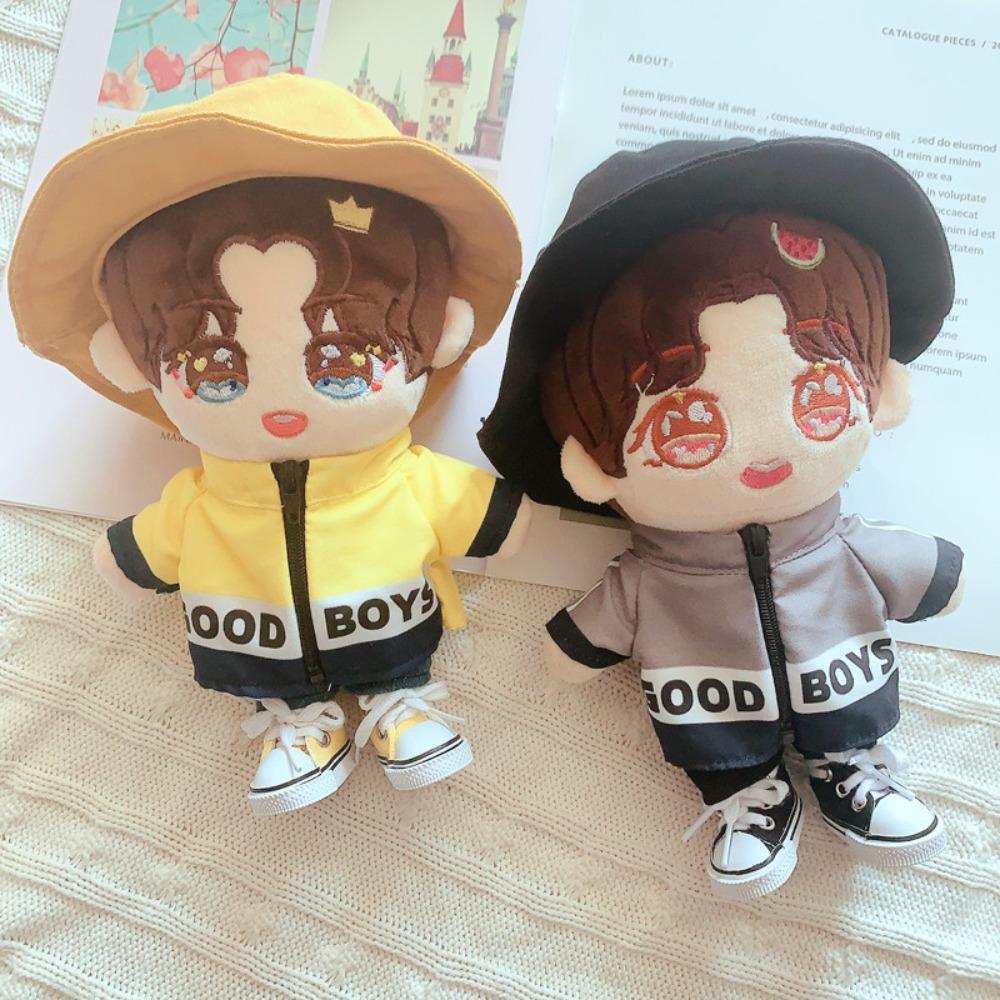 Fisherman Hat 20CM Cotton Doll Clothes Black Pants Plush Toys Clothes 20cm Cotton Doll style 1
Fisherman Hat 20CM Cotton Doll Clothes Black Pants Plush Toys Clothes 20cm Cotton Doll style 1