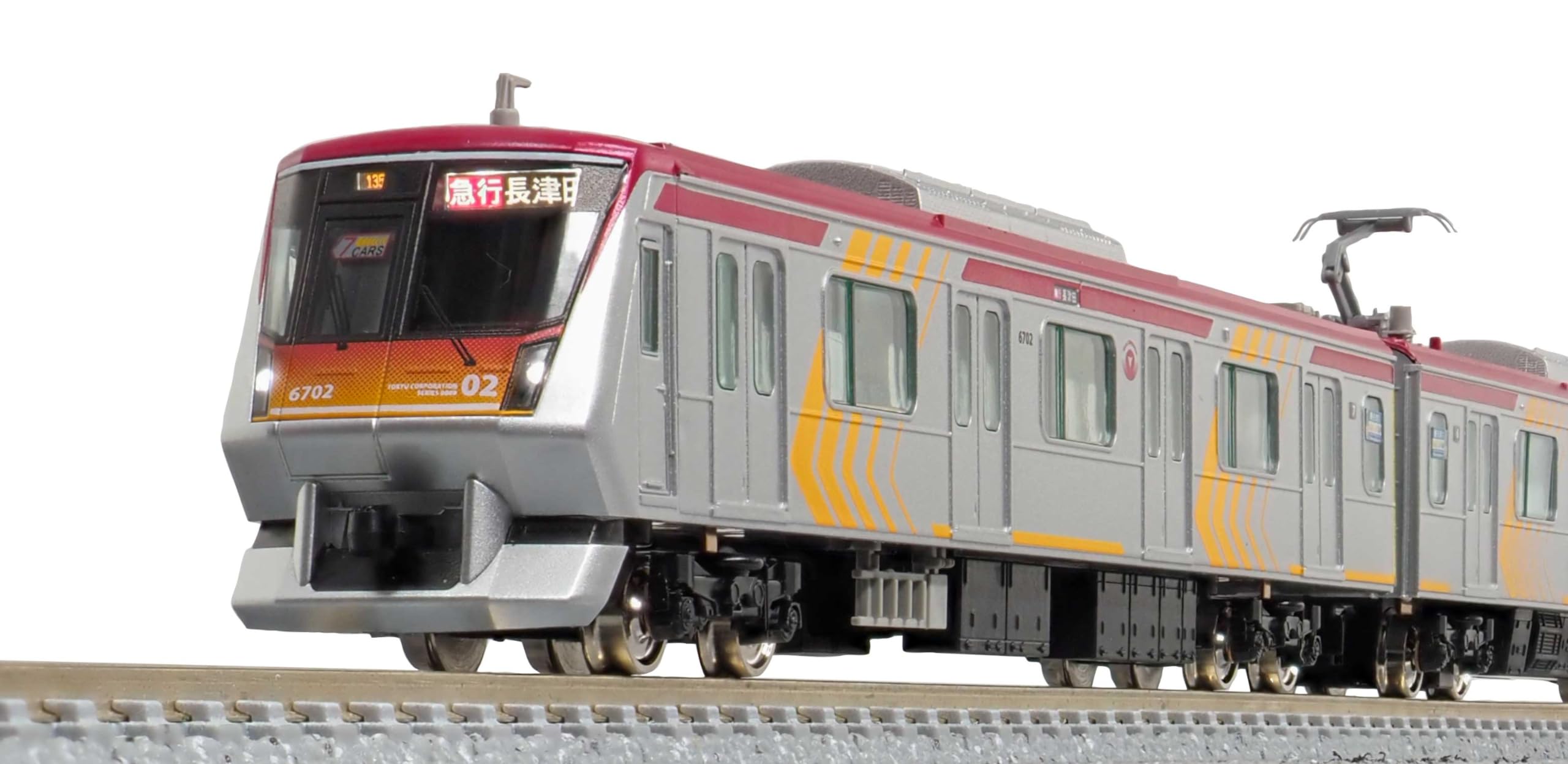 Green Max N gauge Tokyu Corporation 6000 series Q SEAT seat formation set 31778 Railway model train (with car/cross mode) 7-car (with power)
Green Max N gauge Tokyu Corporation 6000 series Q SEAT seat formation set 31778 Railway model train (with car/cross mode) 7-car (with power)