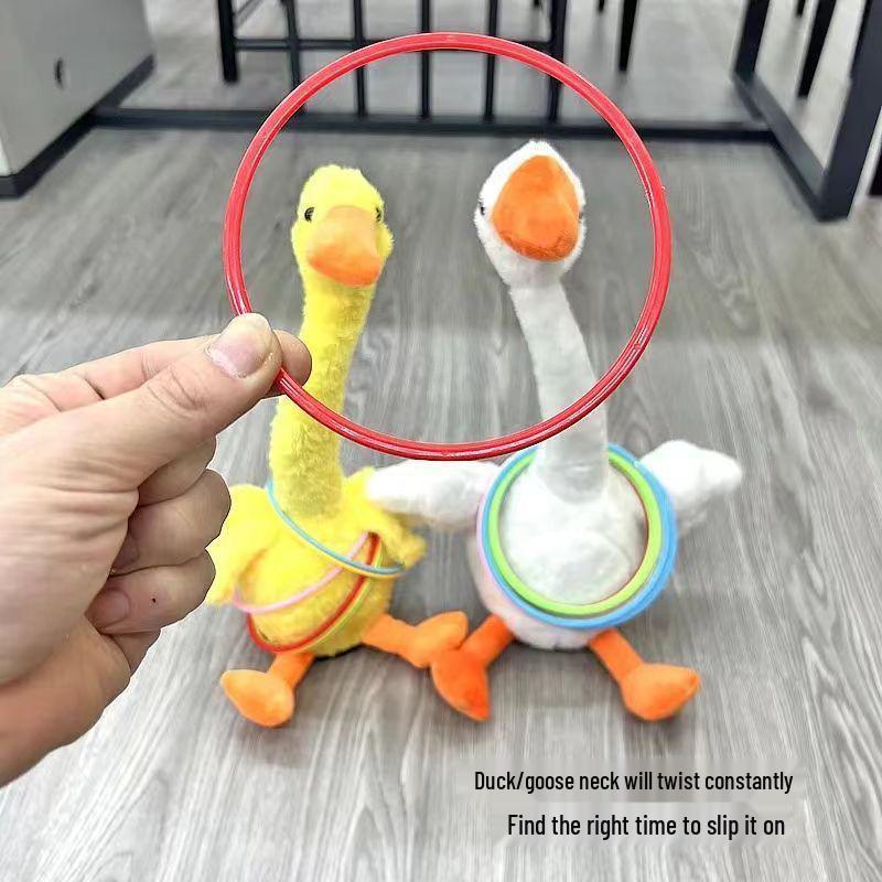 Электрическая качающаяся утка для бросания колец: Интерактивная развивающая игра для родителей и детей
Электрическая качающаяся утка для бросания колец: Интерактивная развивающая игра для родителей и детей