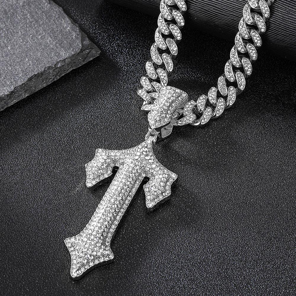 Майами Хип-Хоп Уличный Стиль Мужчины Женщины Письмо Iced Out Крест Ожерелья Меч с 13 мм Кубинской Цепи Кулон Ожерелье Шарм Ювелирные Изделия
Майами Хип-Хоп Уличный Стиль Мужчины Женщины Письмо Iced Out Крест Ожерелья Меч с 13 мм Кубинской Цепи Кулон Ожерелье Шарм Ювелирные Изделия