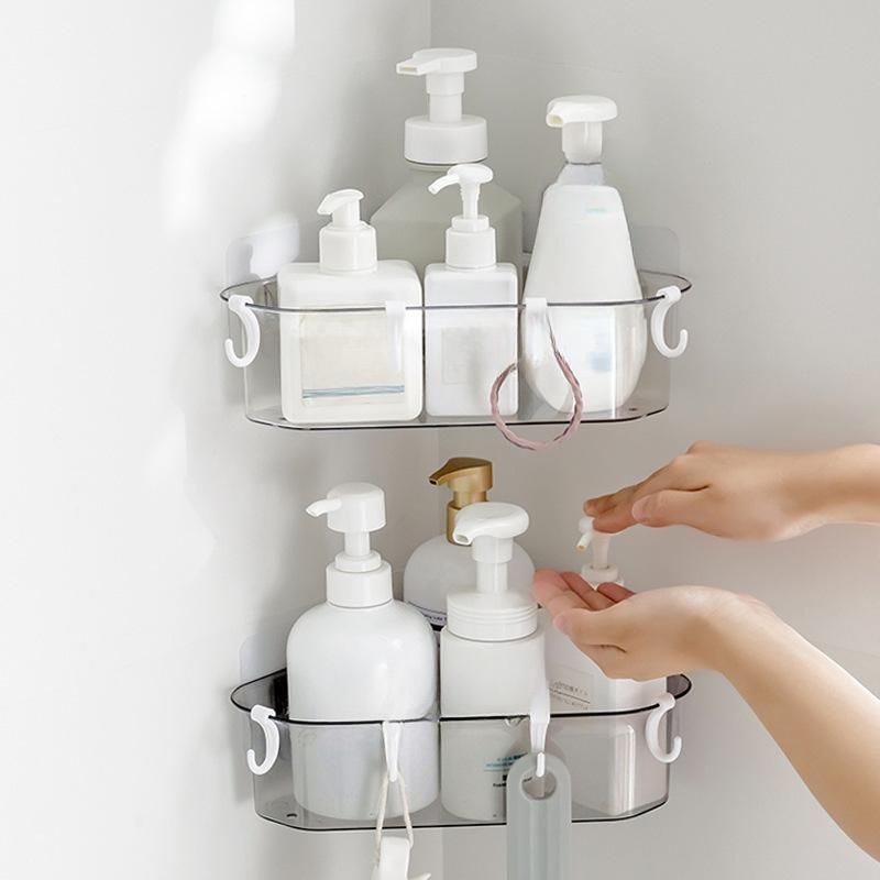 Plastic Non-perforated Triangular Storage Basket Kitchen Storage Rack Wall-mounted Square Storage Rack Square - White
Plastic Non-perforated Triangular Storage Basket Kitchen Storage Rack Wall-mounted Square Storage Rack Square - White