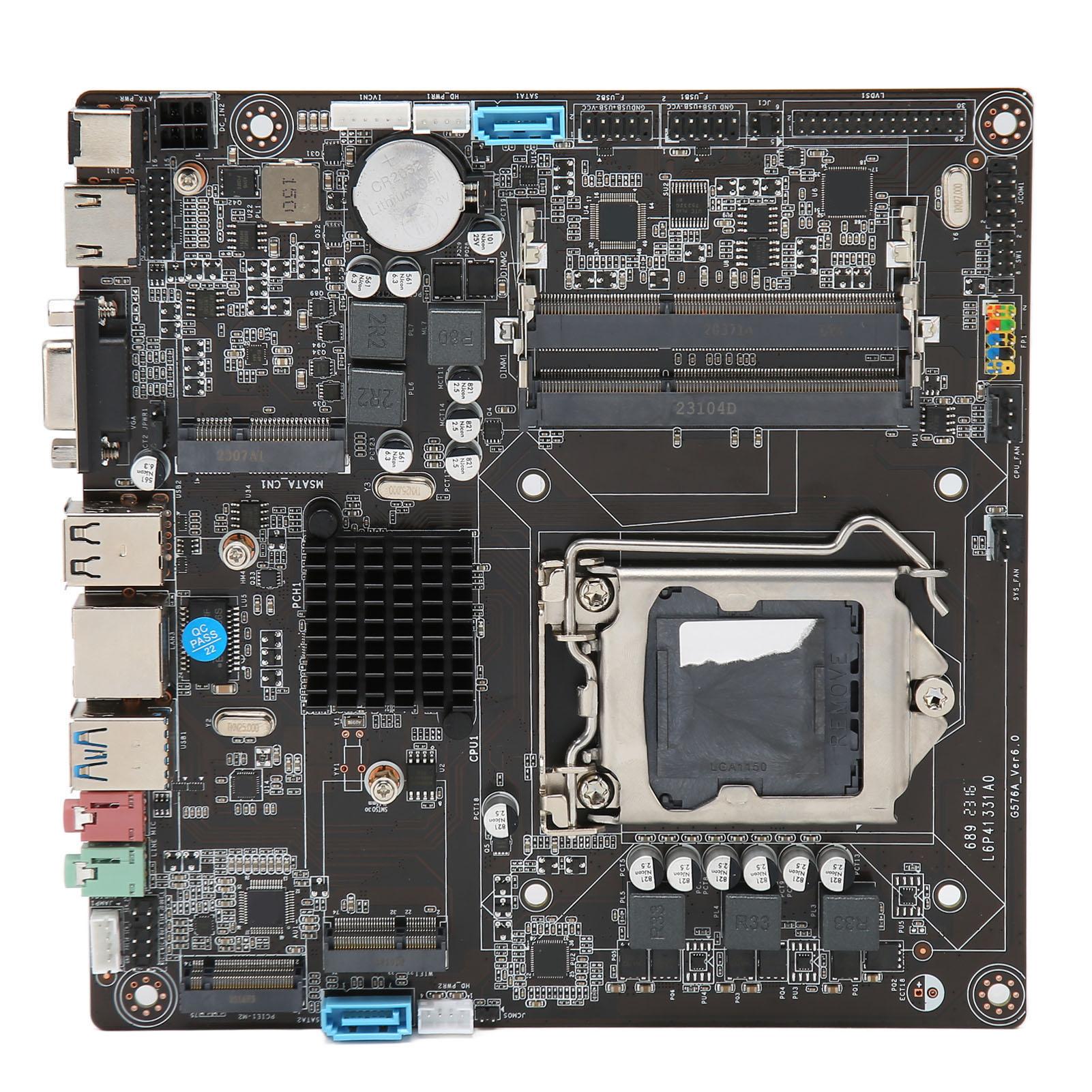 H81 Mini ITX Motherboard LGA 1150 Slot Dual Channel DDR3 Support for Core I3 I5 I7 4th 5th
H81 Mini ITX Motherboard LGA 1150 Slot Dual Channel DDR3 Support for Core I3 I5 I7 4th 5th