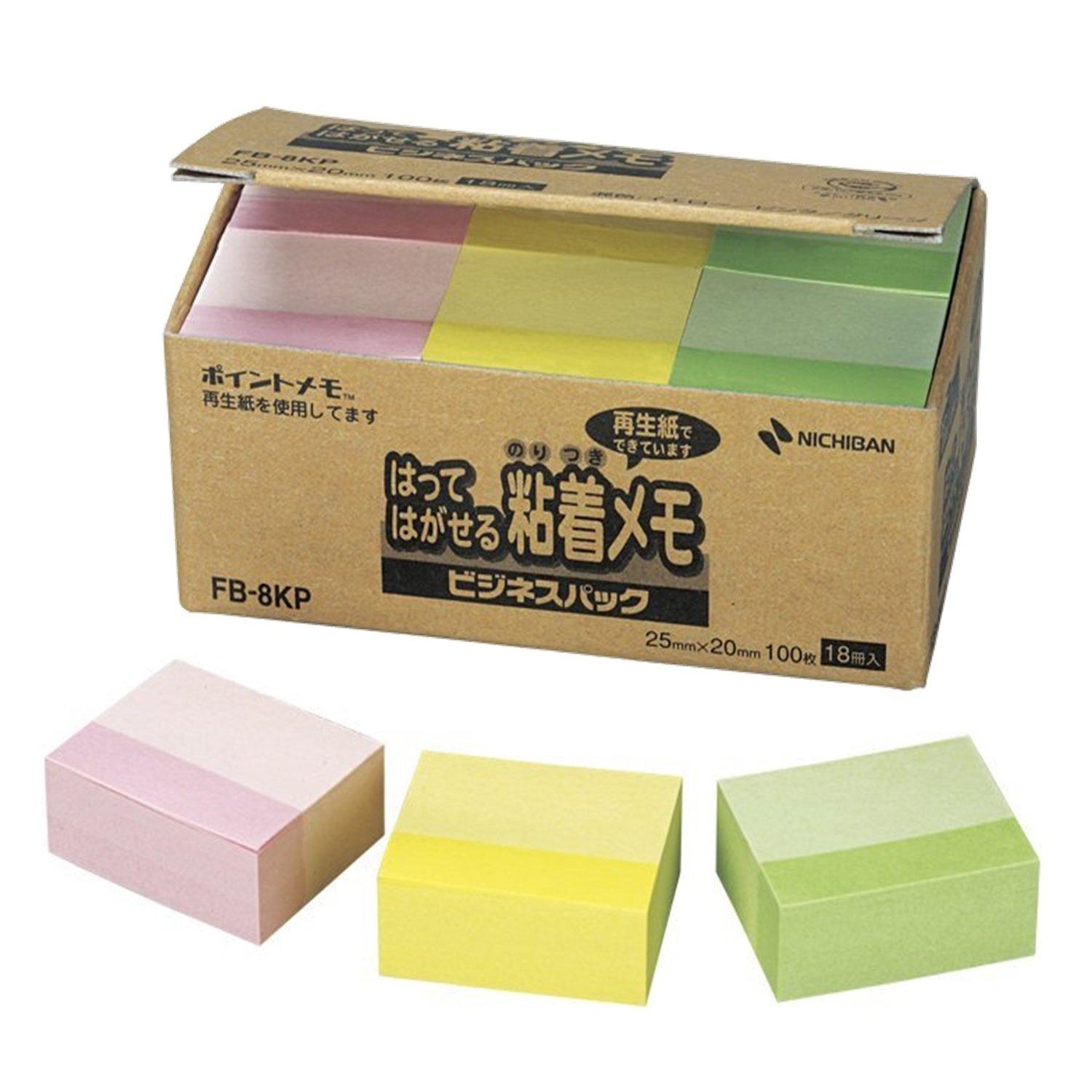 Nichiban Sticky Point 25 x 100 Sheets x 18 Mixed Colors Notes, Memo, 20mm, Booklets, FB-8KP,
Nichiban Sticky Point 25 x 100 Sheets x 18 Mixed Colors Notes, Memo, 20mm, Booklets, FB-8KP,