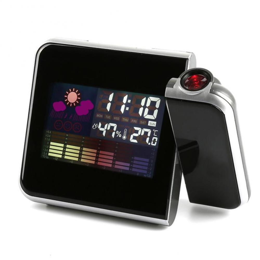 Projection Alarm Clock Weather Station Thermometer Temperature Humidity Monitor
Projection Alarm Clock Weather Station Thermometer Temperature Humidity Monitor