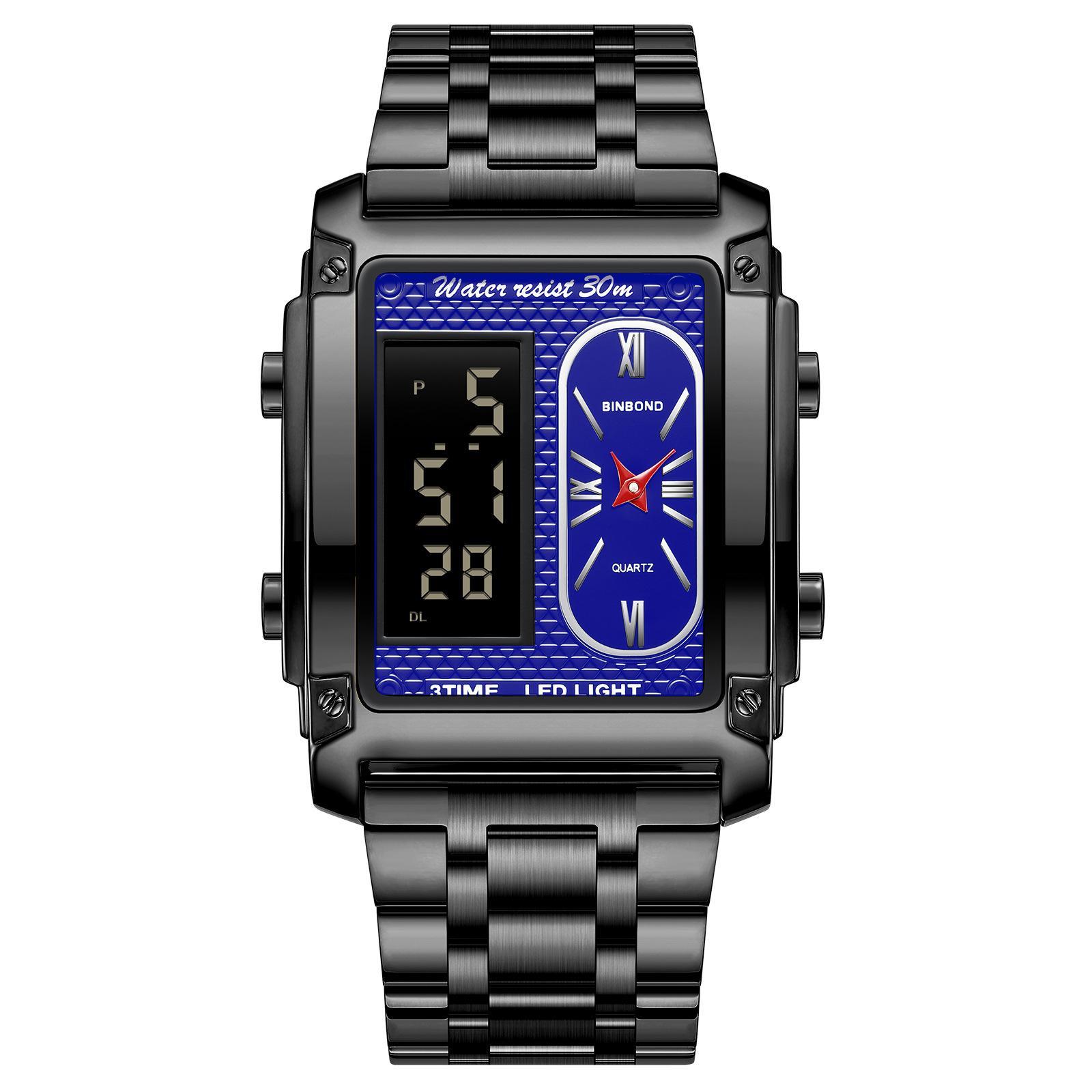 Мужские водонепроницаемые светящиеся наручные часы-будильник для бега One Size
Мужские водонепроницаемые светящиеся наручные часы-будильник для бега One Size