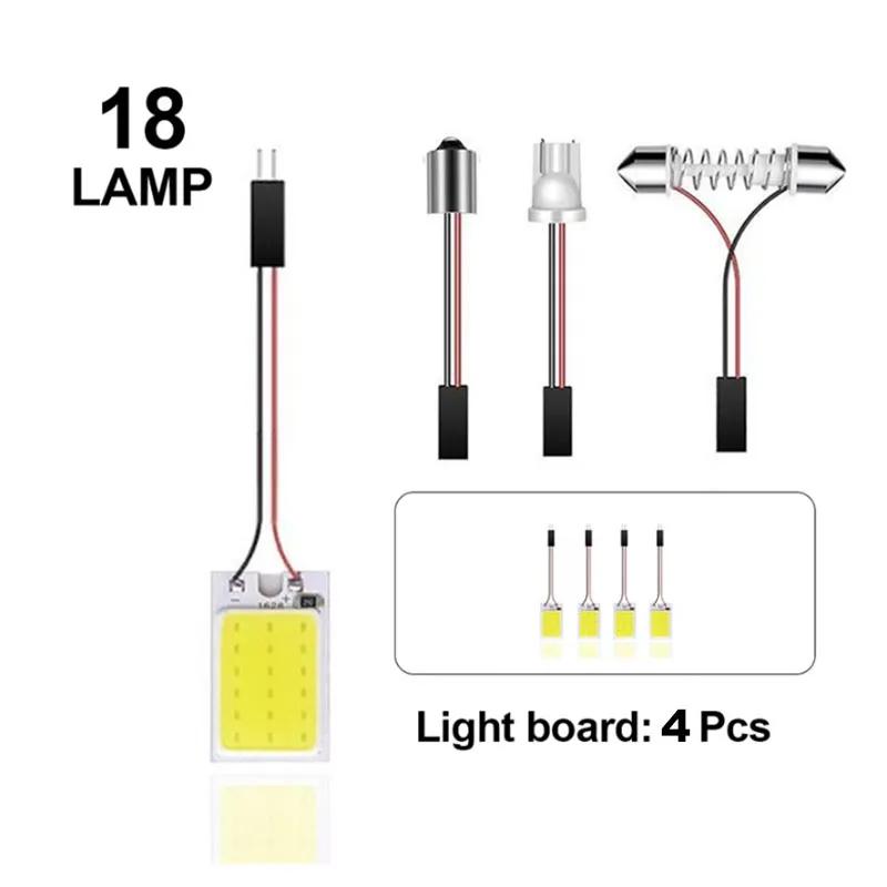 3-in-1 Car LED Lights Panel 18/24/36/48 SMD T10 BA9s 12V COB Lamp Bulb Car Dome Light Reading Lights Auto Interior Accessories
3-in-1 Car LED Lights Panel 18/24/36/48 SMD T10 BA9s 12V COB Lamp Bulb Car Dome Light Reading Lights Auto Interior Accessories