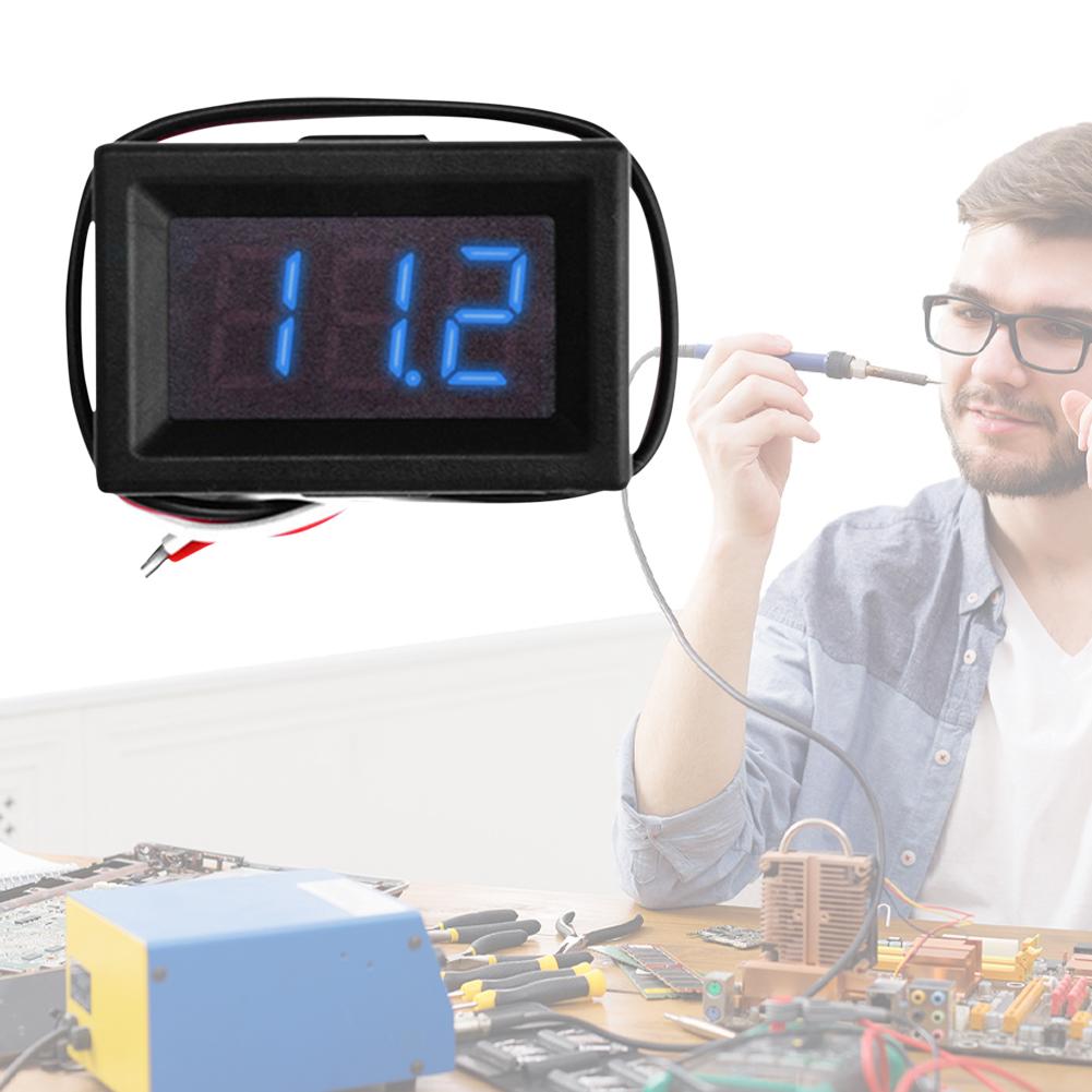 0.36 Inch Voltage Panel Meter 3-Digit DC 0-100V Voltage Measurement Tool LCD Display Mini Voltage Meter for Car Automotive зелений
0.36 Inch Voltage Panel Meter 3-Digit DC 0-100V Voltage Measurement Tool LCD Display Mini Voltage Meter for Car Automotive зелений