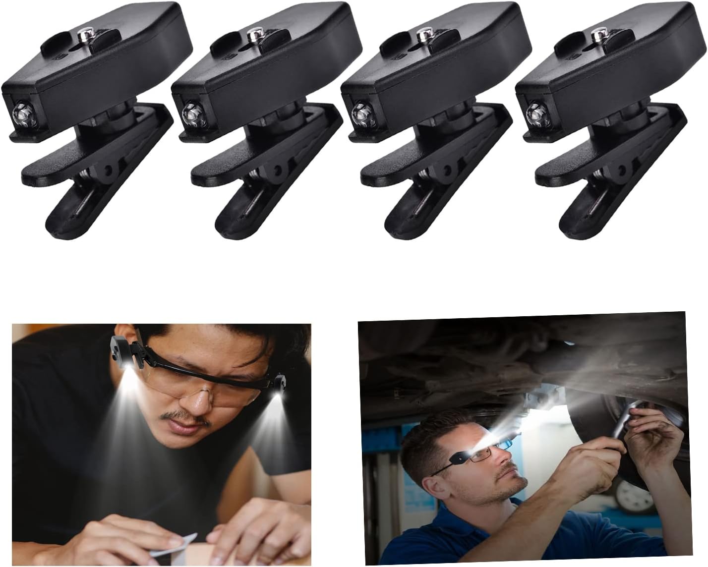4pc Eyeglass Reading Light Eyeglass Flashlight Clip LED Light Clip On Eye Glasses Lamp Reading Night Lamp for Night Maintenance
4pc Eyeglass Reading Light Eyeglass Flashlight Clip LED Light Clip On Eye Glasses Lamp Reading Night Lamp for Night Maintenance
