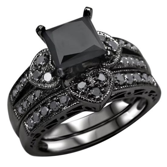 2Pcs/Set Women Fashion Square Cubic Zircon Hearts Finger Rings Party Jewelry US 9 чёрный
2Pcs/Set Women Fashion Square Cubic Zircon Hearts Finger Rings Party Jewelry US 9 чёрный