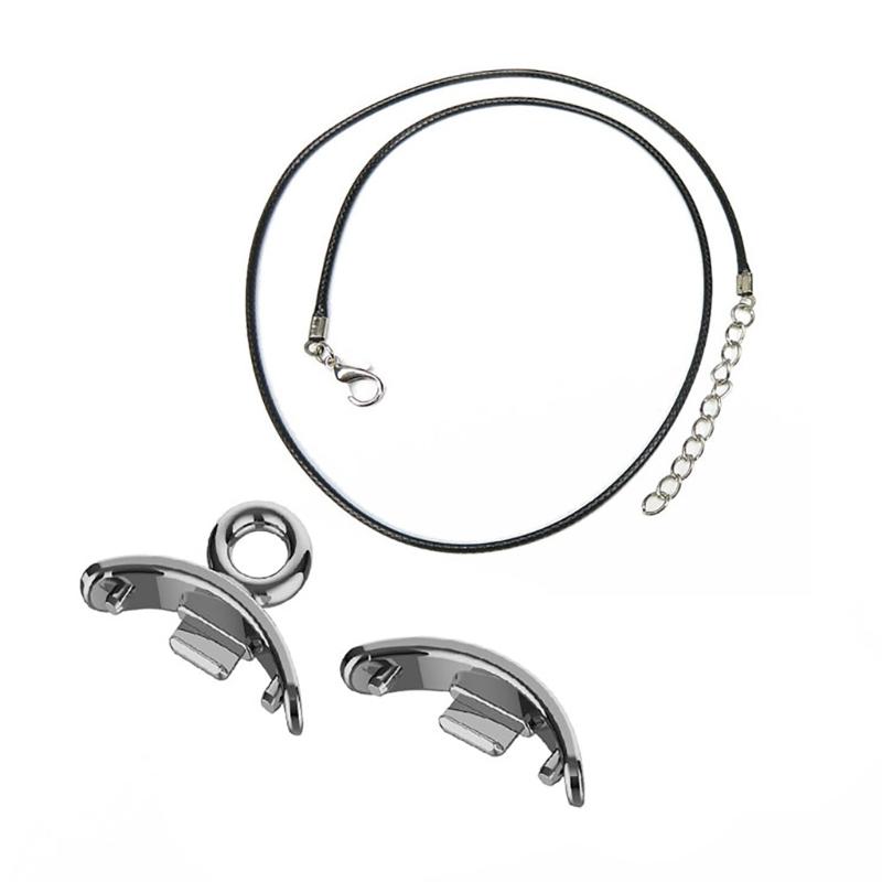 Leather Rope Necklace Fit for Mi-Band 8 Pendant Chain Buckle Hanging Metal Chain Neck Bracelet Strap Bracelet Wristband срібний
Leather Rope Necklace Fit for Mi-Band 8 Pendant Chain Buckle Hanging Metal Chain Neck Bracelet Strap Bracelet Wristband срібний