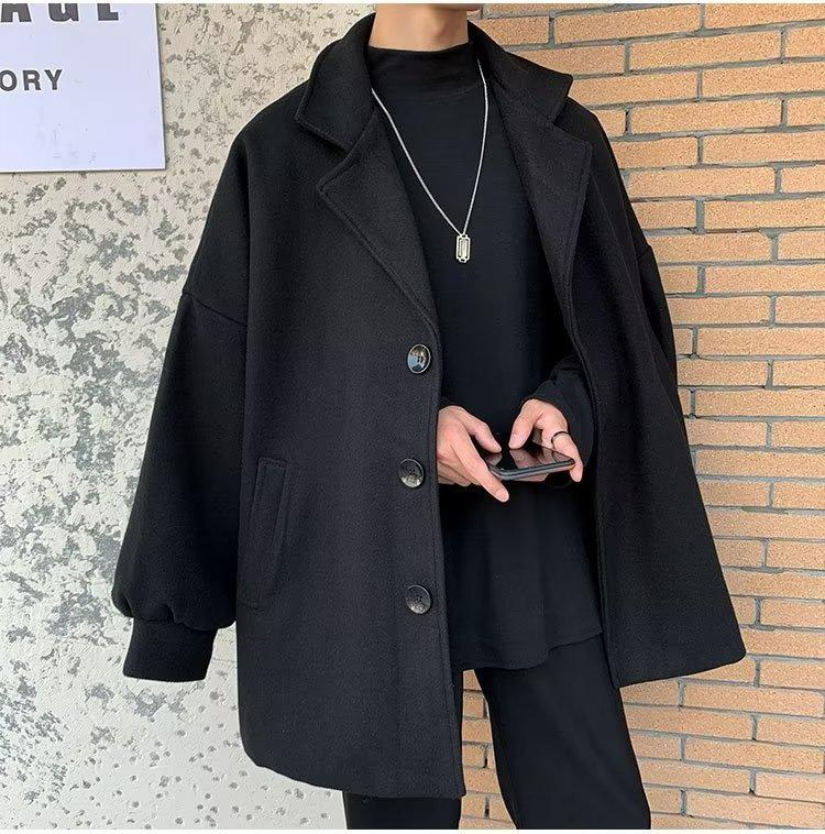 Men s Mid-Length Korean-Style Black Wool Coat – Autumn/Winter High-End Casual Wear M чорний
Men s Mid-Length Korean-Style Black Wool Coat – Autumn/Winter High-End Casual Wear M чорний