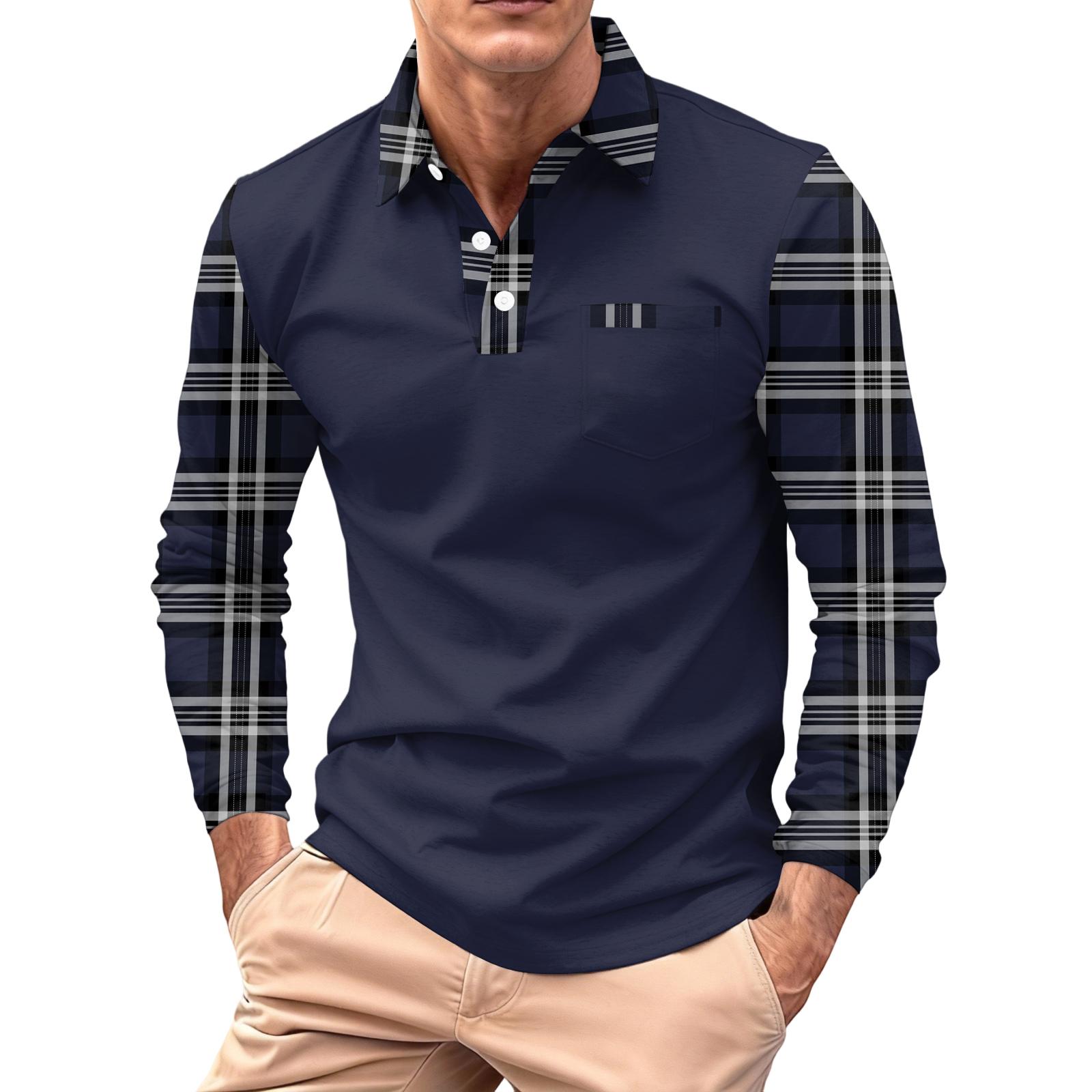 Men s Long-sleeved Collared Button-down Pocket Casual Top XXXL
Men s Long-sleeved Collared Button-down Pocket Casual Top XXXL