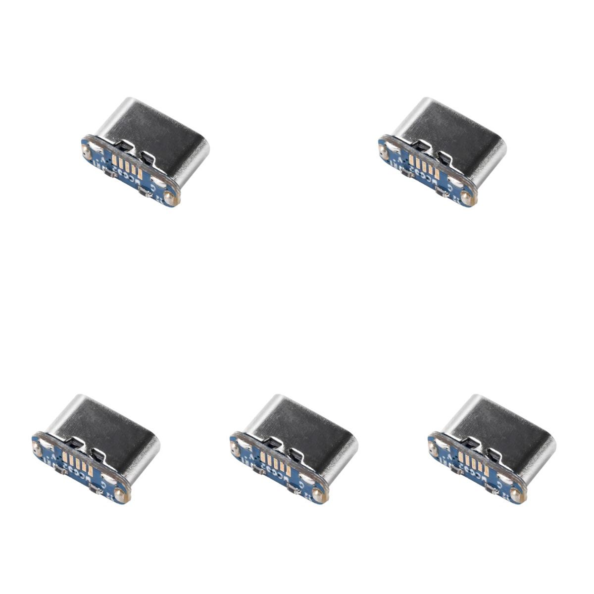 5pcs Micro USB to Type-C Adapter module for Charging and USB2.0 Data Transfer pin to pin mini DIY Repair Modification Accessory
5pcs Micro USB to Type-C Adapter module for Charging and USB2.0 Data Transfer pin to pin mini DIY Repair Modification Accessory