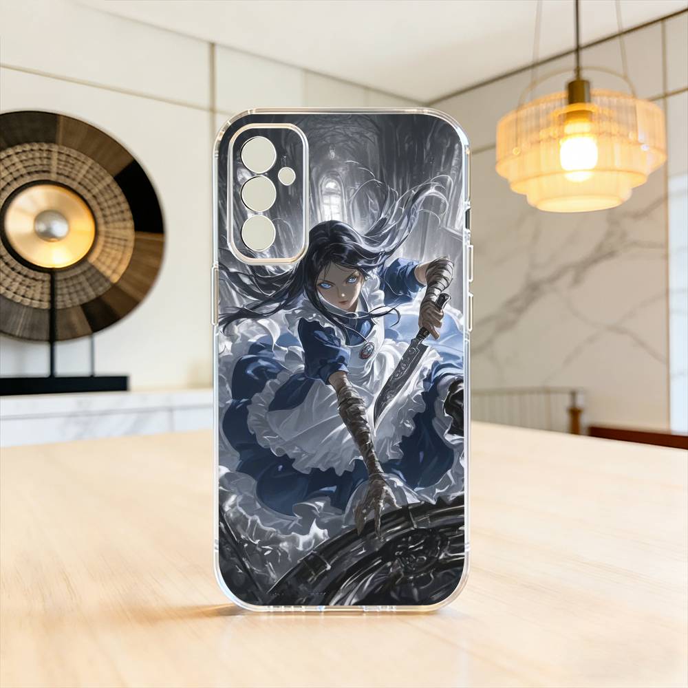 A-Alice M-Madness R-Returns Phone Case For SamsungA10,12,20,21S,30,31,40,50,51,52,70,71 Transparent Cover Samsung a30 a20
A-Alice M-Madness R-Returns Phone Case For SamsungA10,12,20,21S,30,31,40,50,51,52,70,71 Transparent Cover Samsung a30 a20