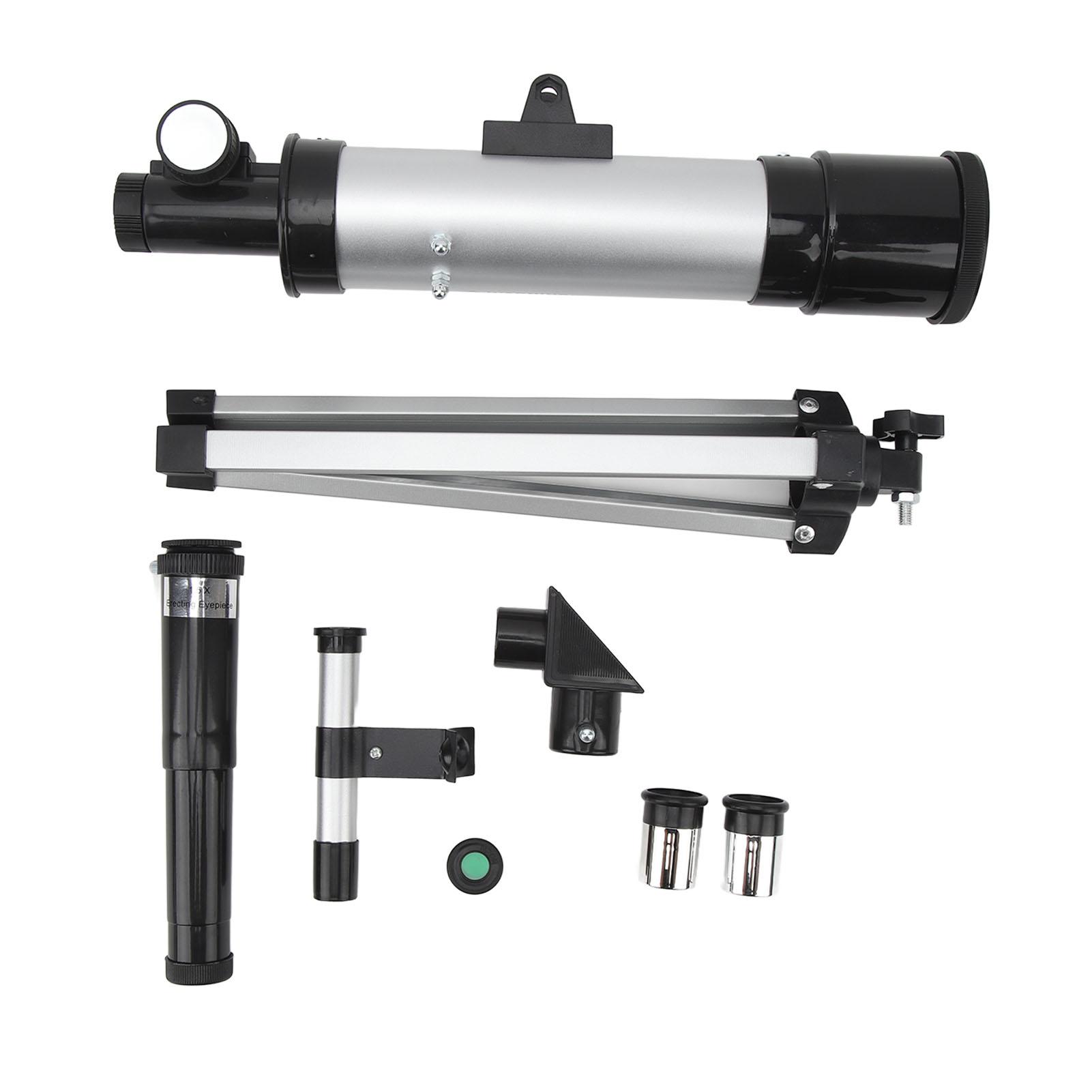 Refractor Telescope HD 90x Compact Astronomical Telescope with Finderscope 2 Eyepieces for Travel Bird Watching
Refractor Telescope HD 90x Compact Astronomical Telescope with Finderscope 2 Eyepieces for Travel Bird Watching