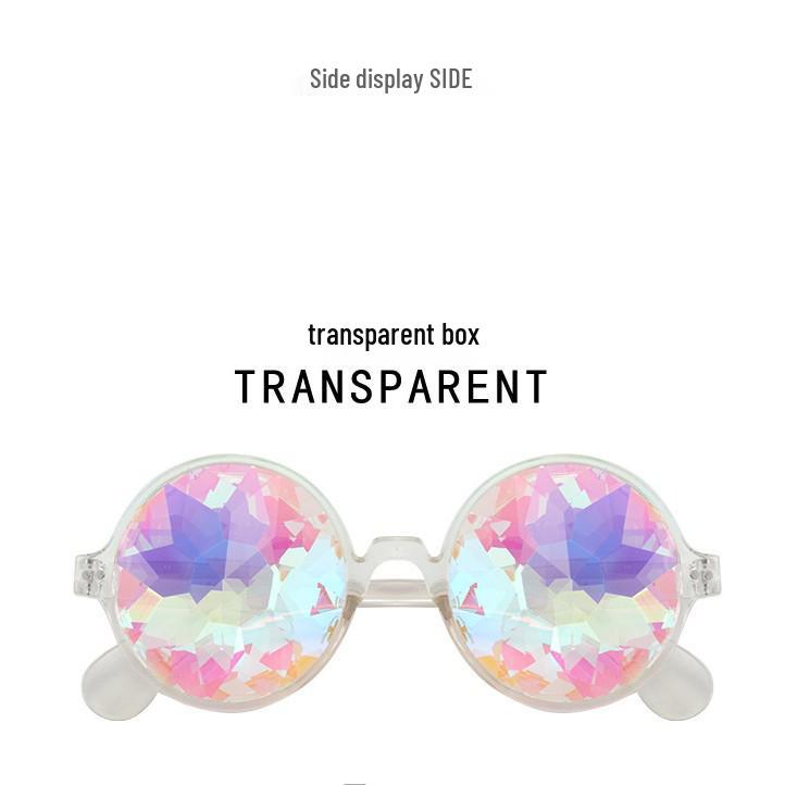 Kaleidoscope Sports Concert Sunglasses: Faceted Resin Mosaic Photography Glasses
Kaleidoscope Sports Concert Sunglasses: Faceted Resin Mosaic Photography Glasses