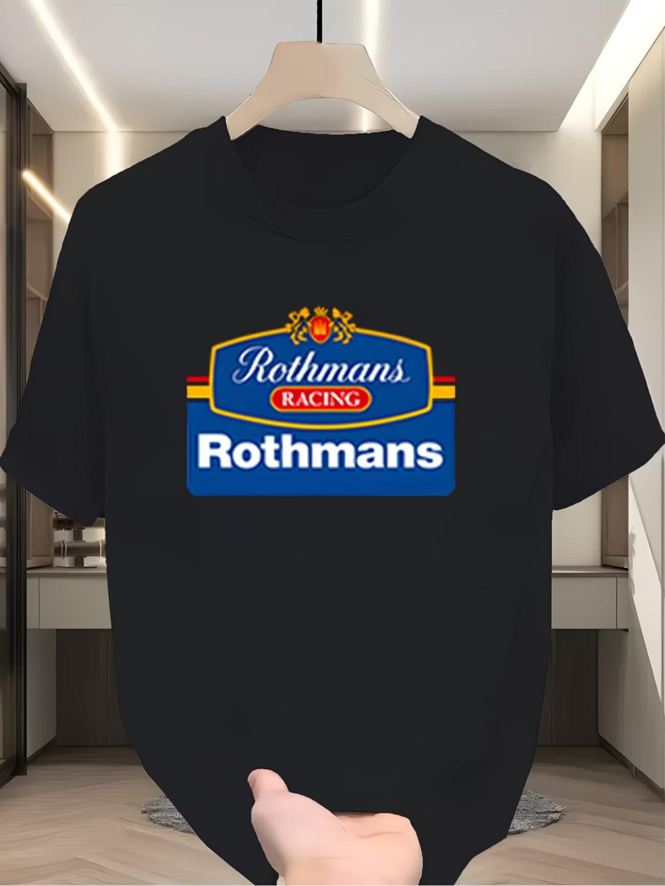 European Size Men S Short-Sleeved T-Shirt, Printed with Rothmans Racing Logo, Designed with a Loose Round Neck, Made of Breathable Summer Fabric XL чорний
European Size Men S Short-Sleeved T-Shirt, Printed with Rothmans Racing Logo, Designed with a Loose Round Neck, Made of Breathable Summer Fabric XL чорний