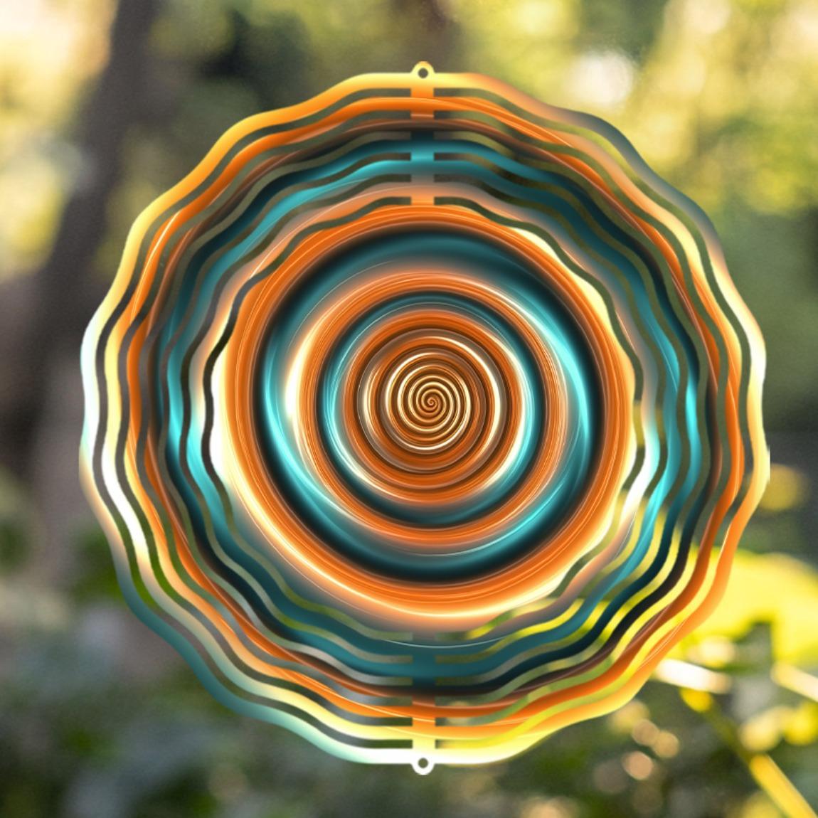 10 Inch Metal Wind Spinner Garden Decor with 360 Degree Rotating Hook Outdoor Hanging Ornament for Patio Yard Home All Season Gift 01A
10 Inch Metal Wind Spinner Garden Decor with 360 Degree Rotating Hook Outdoor Hanging Ornament for Patio Yard Home All Season Gift 01A
