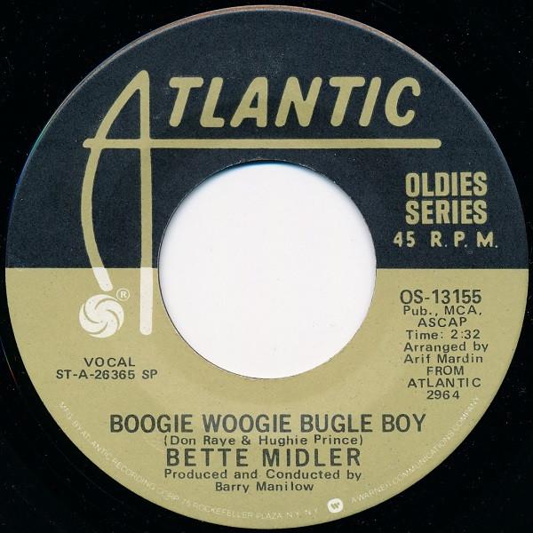 7-дюймовая пластинка БЕТТ МИДЛЕР - Boogie Woogie Bugle Boy / Do You Wa OS13155 Atlantic US Поп Б/у
7-дюймовая пластинка БЕТТ МИДЛЕР - Boogie Woogie Bugle Boy / Do You Wa OS13155 Atlantic US Поп Б/у