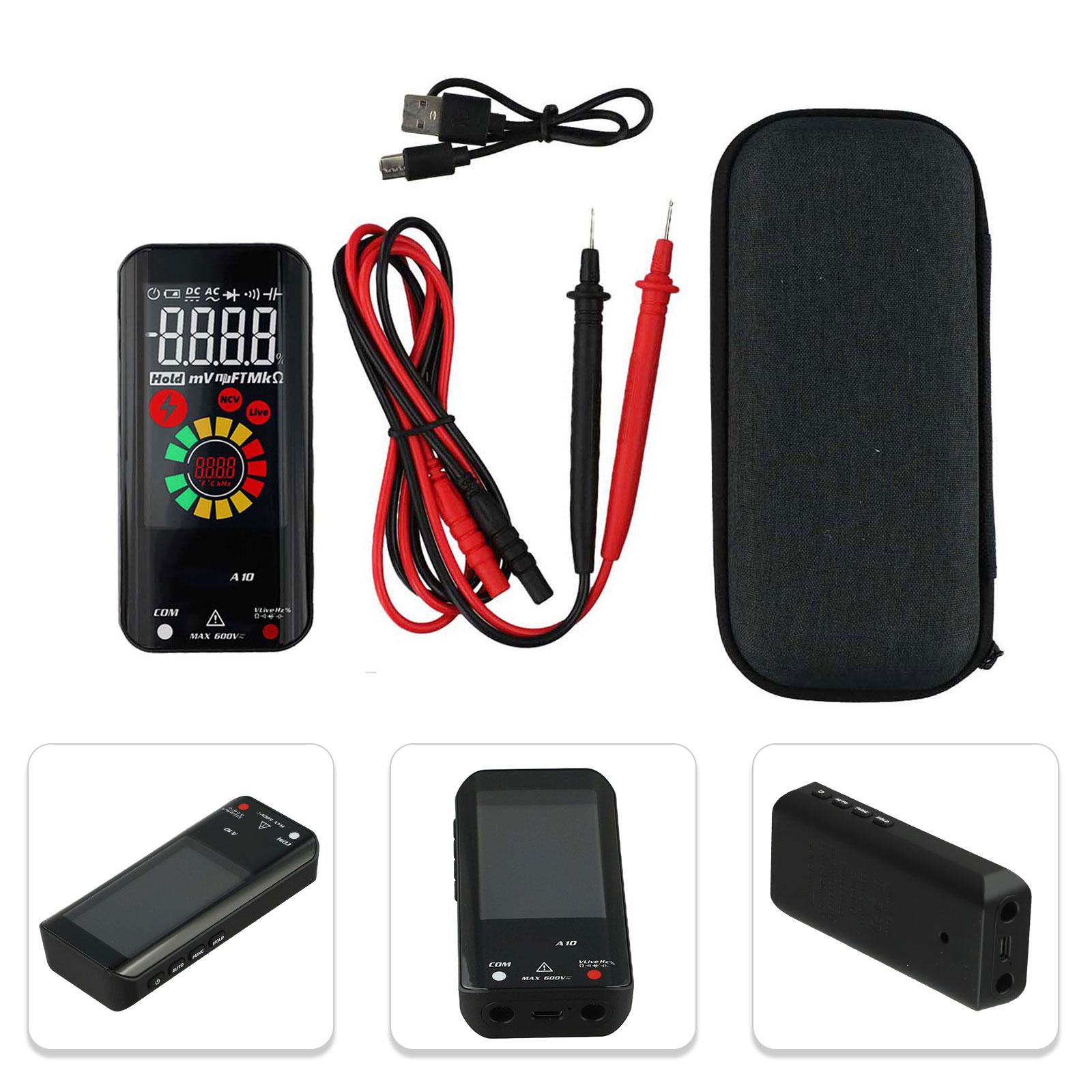 A10 Rechargeable Digital Multimeter with LCD Display 6000 Counts Auto Range for AC/DC Voltage Resistance Capacitance and More China Mainland
A10 Rechargeable Digital Multimeter with LCD Display 6000 Counts Auto Range for AC/DC Voltage Resistance Capacitance and More China Mainland